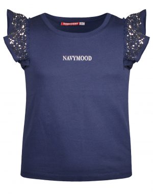 Jersey blouse print Navy Mood