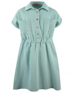 Jean dress with buttons