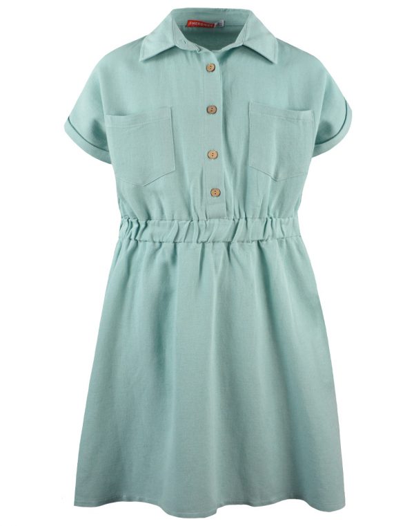 Jean dress with buttons