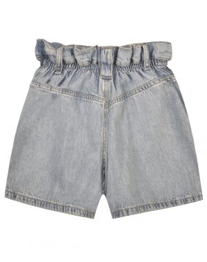 Jean shorts with frills