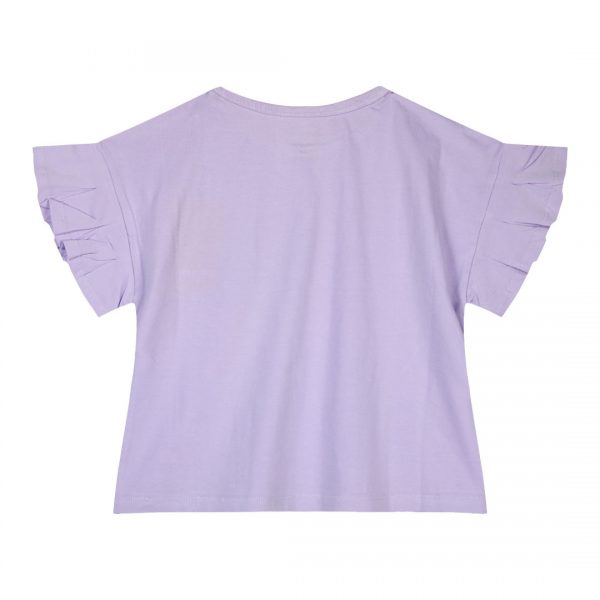 Girl΄s shirt with ruffled sleeves