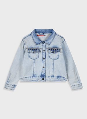 Light denim jacket for girls