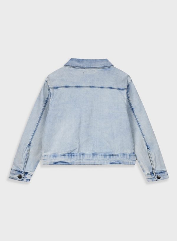 Light denim jacket for girls