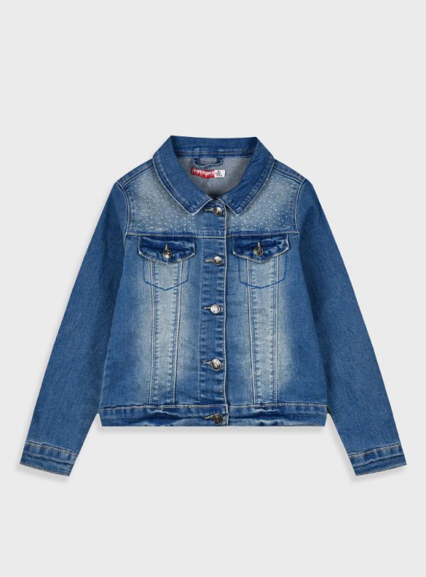 Light denim jacket for girls