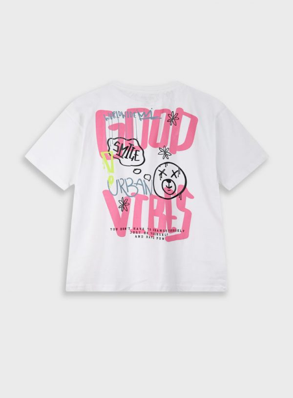 T-shirt with print for girls