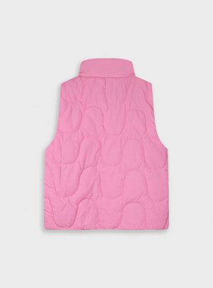 Sleeveless vest jacket for girls