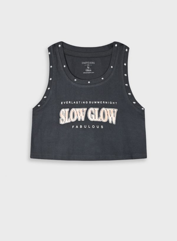 Tank top with print for girls