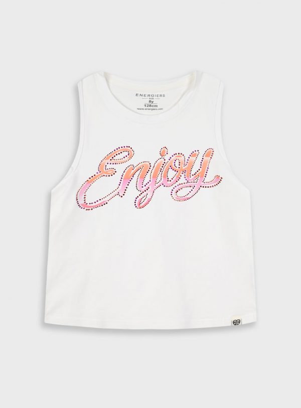 Tank top with print for girls