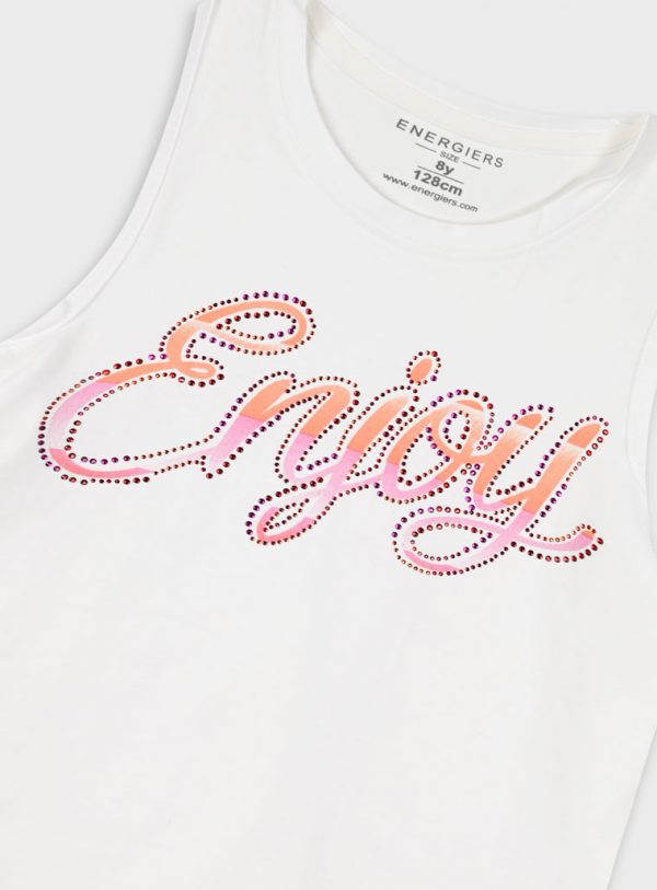 Tank top with print for girls