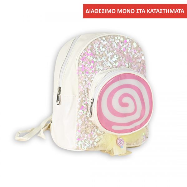 Sequined backpack