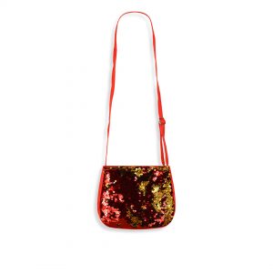 Bag with reversible sequins