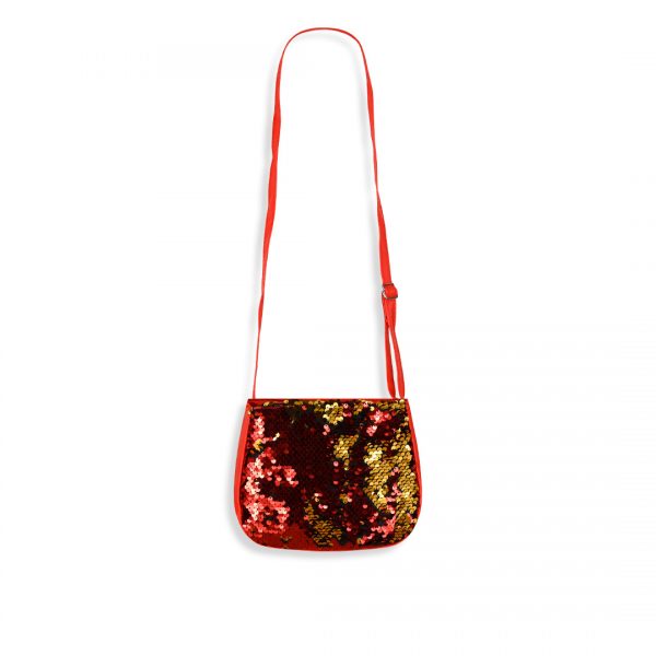 Bag with reversible sequins