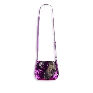 Bag with reversible sequins