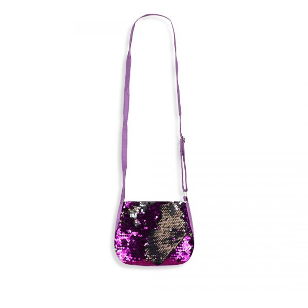 Bag with reversible sequins