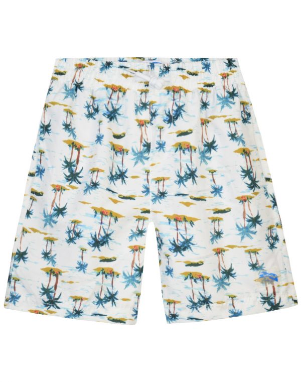 Swimwear/bermuda print palm trees