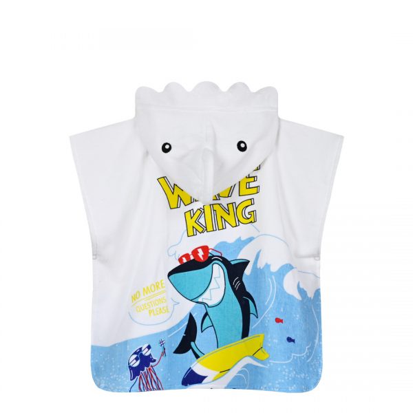 Boy΄s beach towel with hood