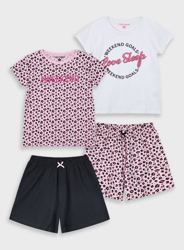 Pyjamas 2 sets with print for girls