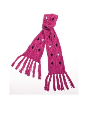 Scarf with fringing