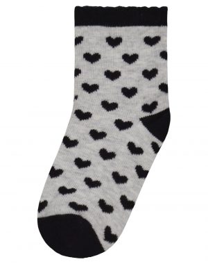 Socks print hearts