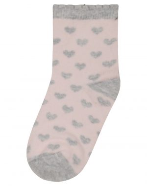 Socks print hearts