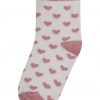 Socks print hearts