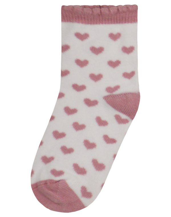 Socks print hearts