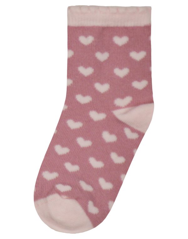 Socks print hearts