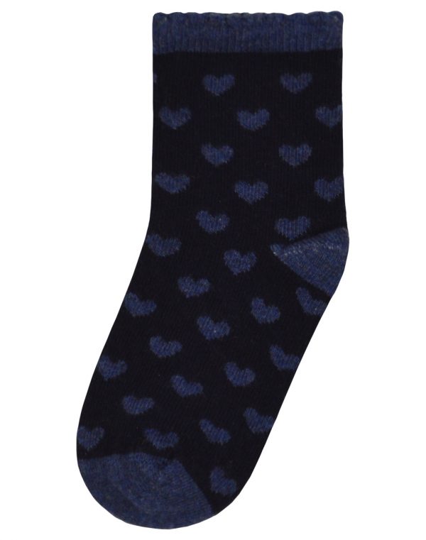 Socks print hearts