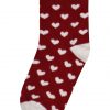 Socks print hearts