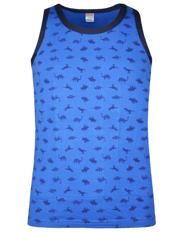 Boy's 3 piece tank tops with dinosaurs