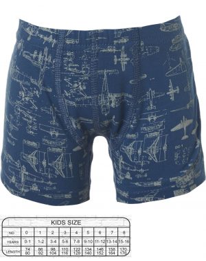 Boxer print airplains