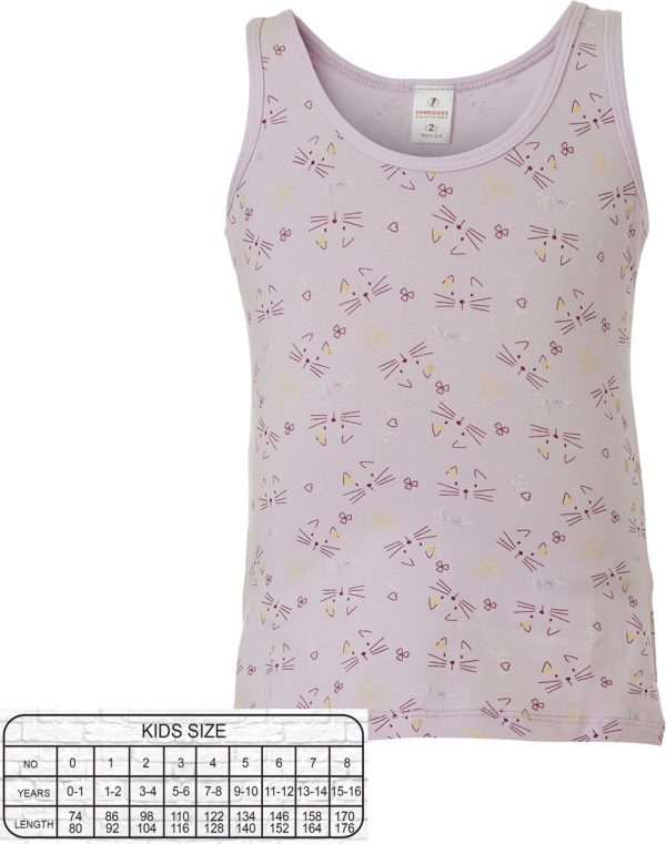 Vest top with printed motif