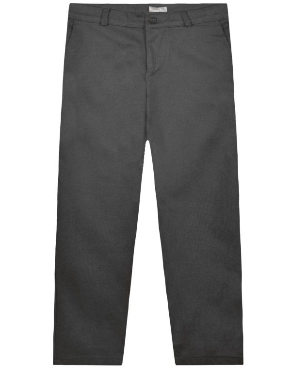 Boy΄s woven solid colour trousers with pockets