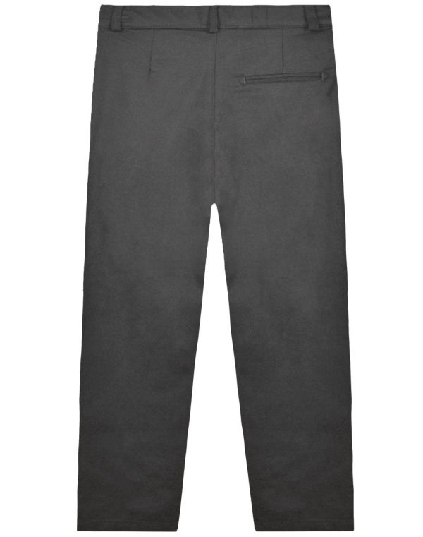 Boy΄s woven solid colour trousers with pockets