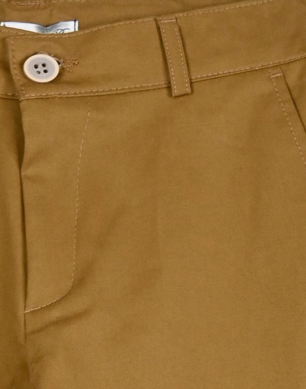 Elastic, cotton, solid color pants with pockets for boys.Boutique collection