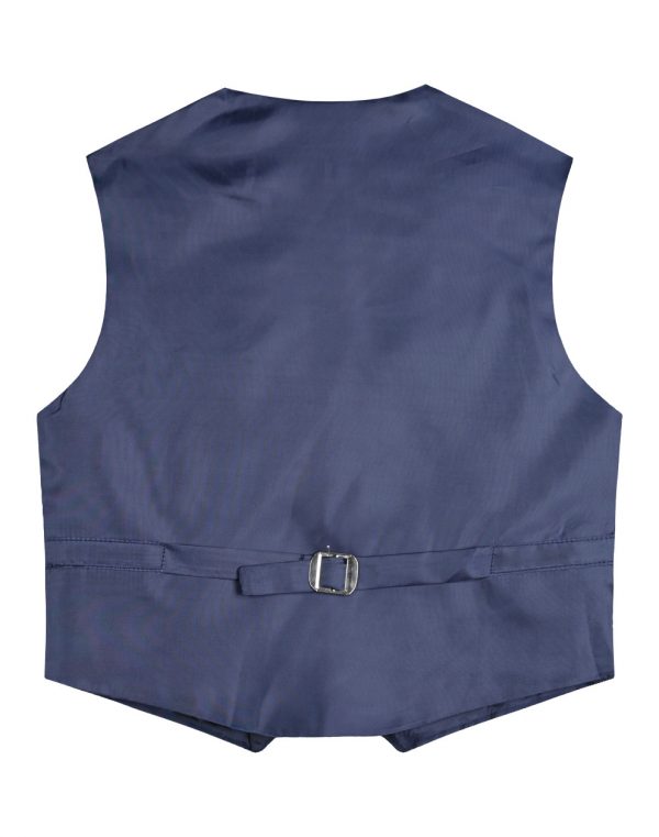 Boy΄s vest with buttons and fake welt pockets.Boutique collection