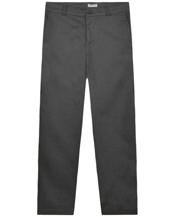 Boy΄s woven solid colour trousers with pockets