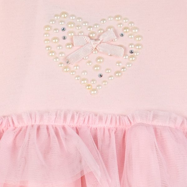 Boutique fdress with tulle for baby girls