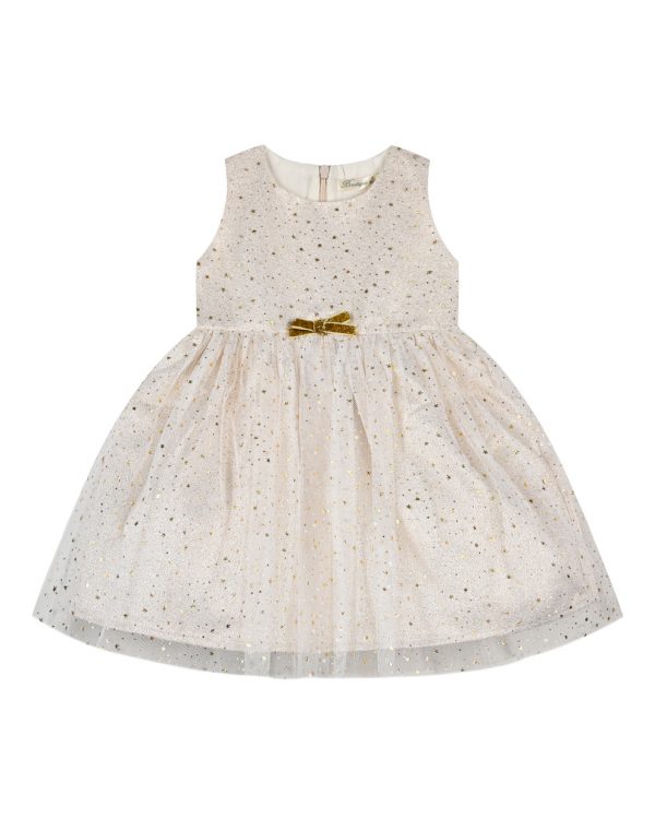 Boutique sleeveless dress with tulle for girls