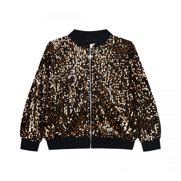 Boutique velvet jacket with sequins for girls