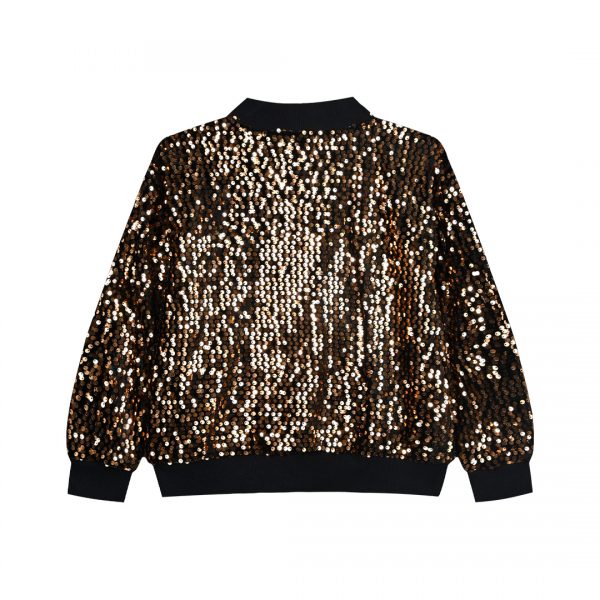 Boutique velvet jacket with sequins for girls