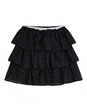 Girl΄s a-line skirt with three layers and elastic waistband, ceremonial boutique collection