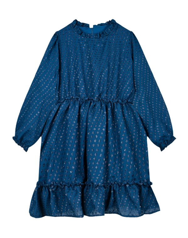 Girl΄s dress with frills, boutique collection