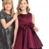 Girl΄s shiny dress with matching headband.Boutique collection