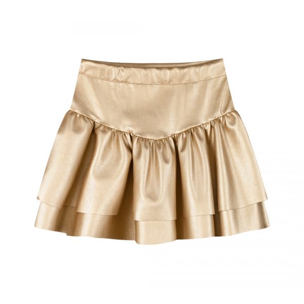 Boutique faux leather skirt for girls