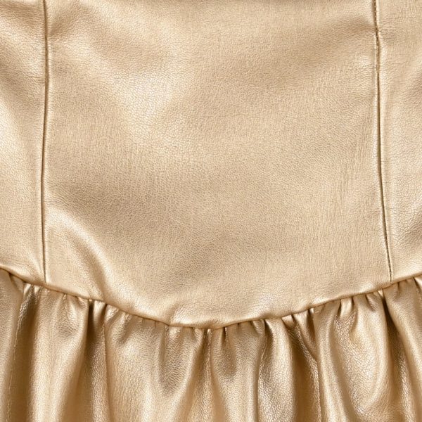 Boutique faux leather skirt for girls