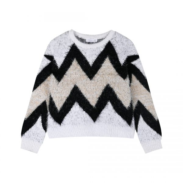 Boutique knit pullover for girls