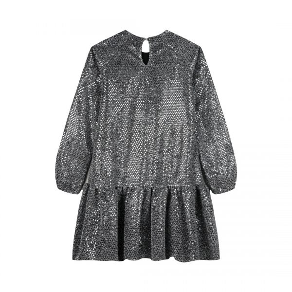 Boutique metallic dress for girls